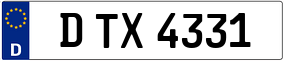Truck License Plate